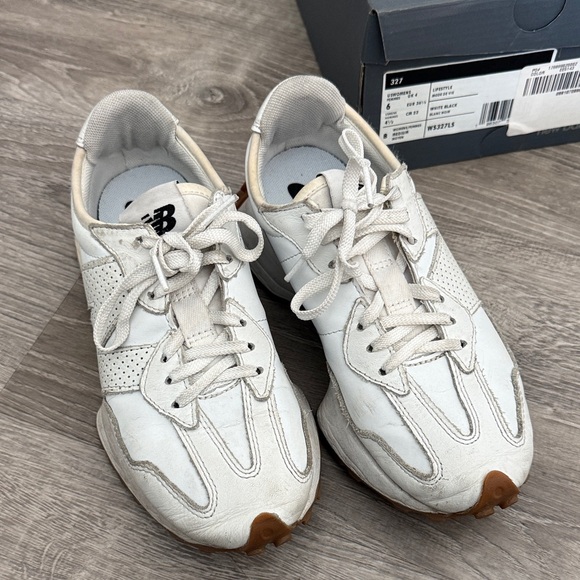 New Balance Women's White Sneakers - Picture 2 of 9